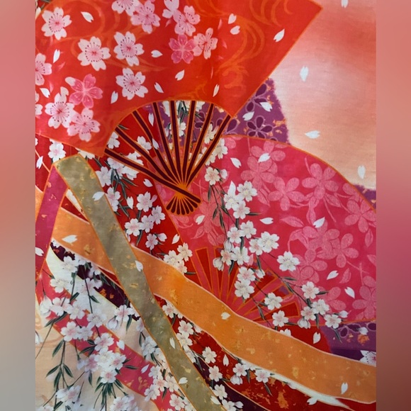 NWOT Japanese Cherry Blossom Long Sleeve Tunic SZ 2X - Picture 3 of 11